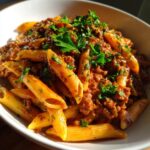 Cremige Hackfleisch-Pasta in 25 Mi