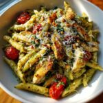 Hähnchen-Pesto-Nudelsalat: Lecker