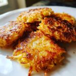 Knusprige Airfryer Kartoffelpuffer in