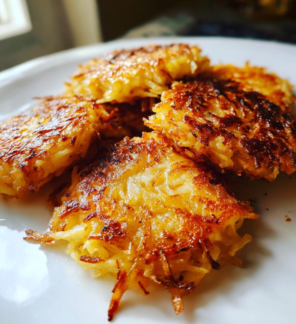 Knusprige Airfryer Kartoffelpuffer in