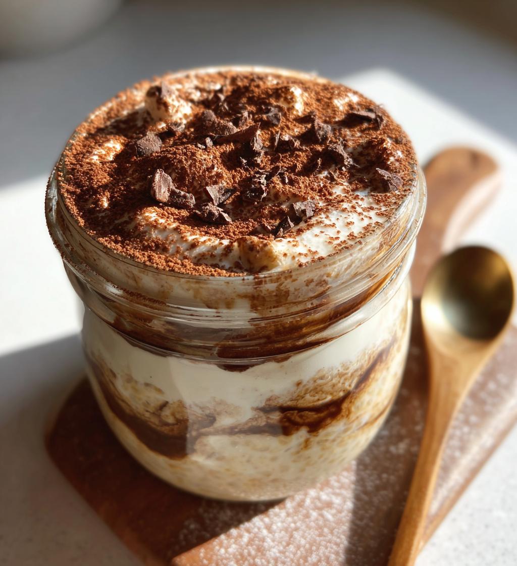 5-min Tiramisu Overnight Oats – himmlisches Frühstück