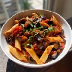 auberginen rezepte nudeln