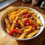 cremige one pot pasta mit hackfleisch und paprika