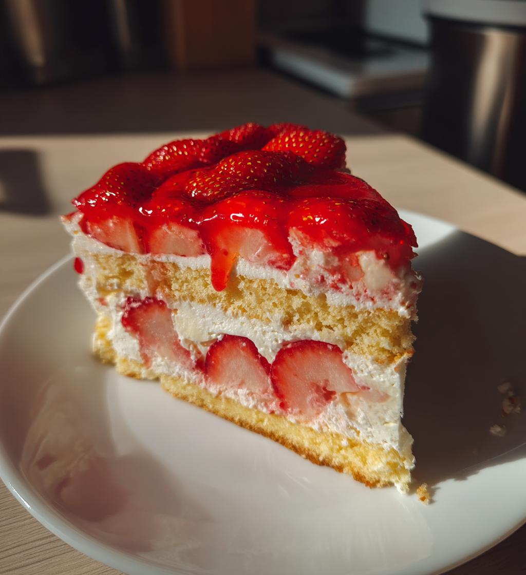 Perfekter Erdbeerkuchen Geburtstag in 25 Minuten