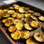 knusprige zucchini vom blech