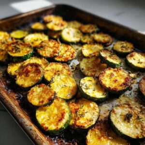 knusprige zucchini vom blech