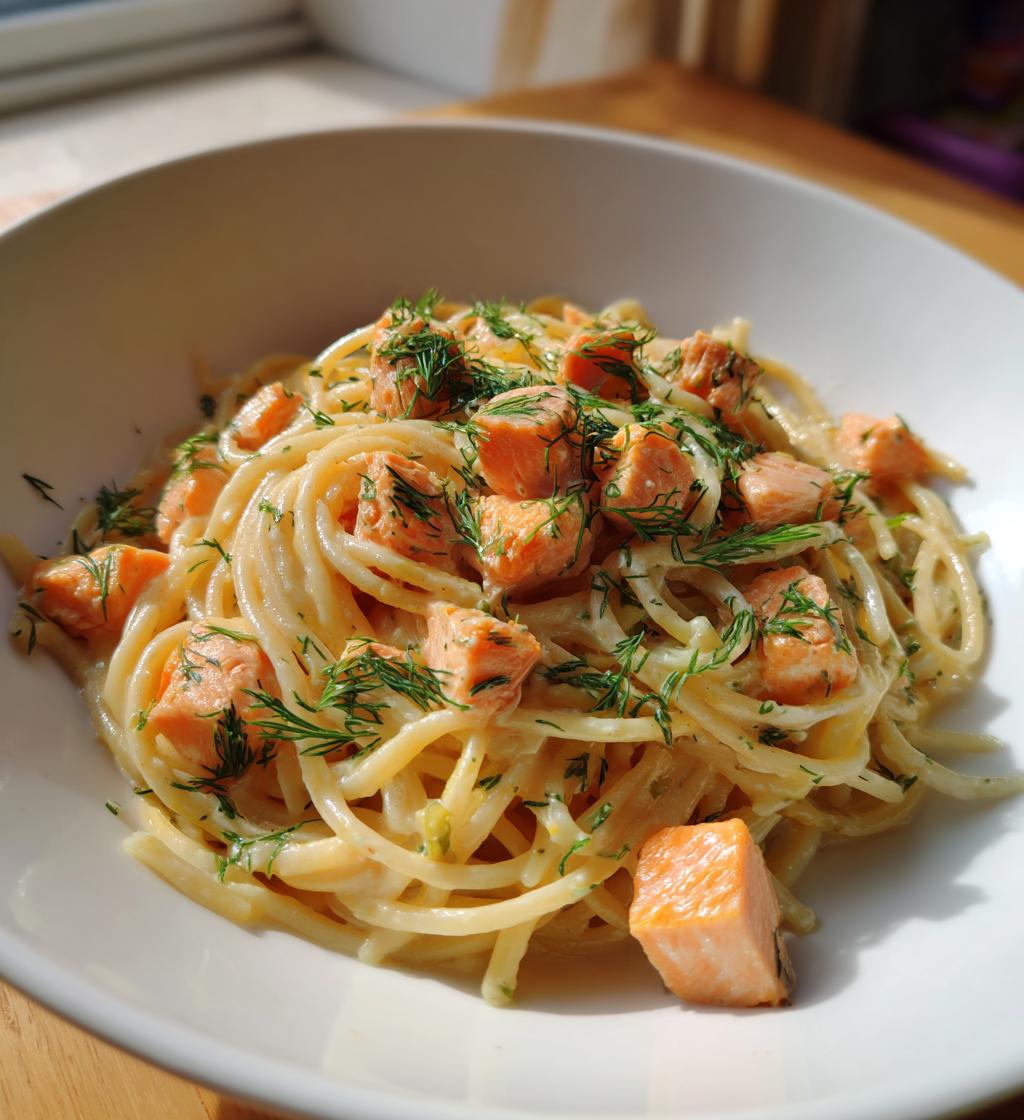 25-Minuten Lachsnudeln Rezept – himmlisch leicht & unwiderstehlich