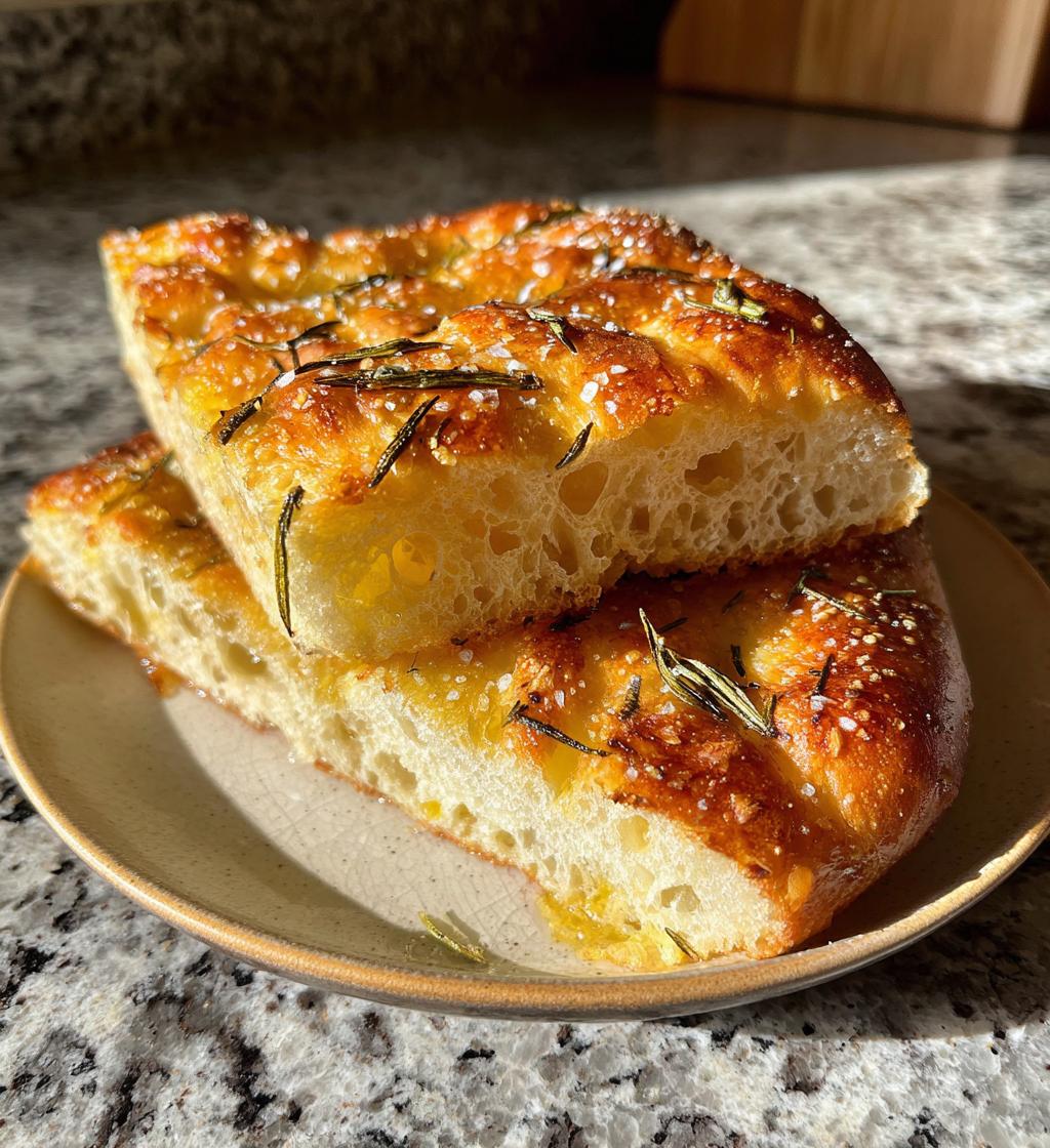 sauerteig discard focaccia